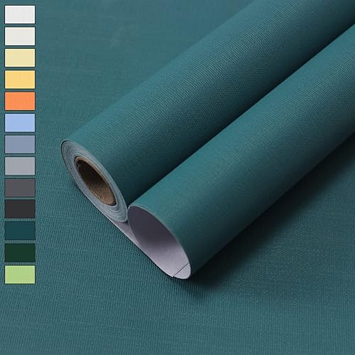 Papel tapiz autoadhesivo de 15.7 x 78.7 pulgadas, papel adhesivo autoadhesivo de color sólido, papel tapiz extraíble para armarios y encimeras