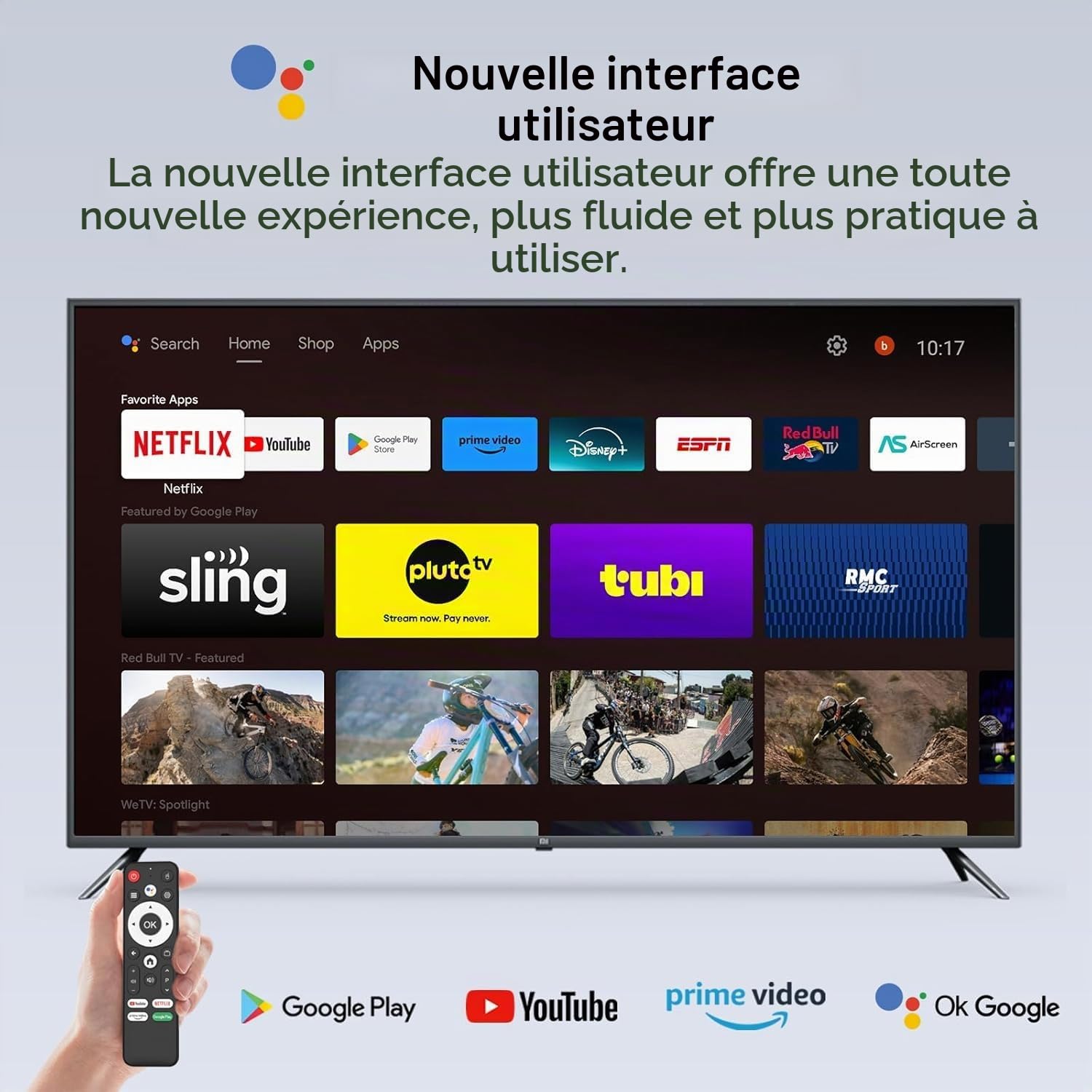4K H96 Max Fire Android 14.0 TV Stick Streaming Box 64bit 8 GB 128 GB Amlogic iptv 100M Ethernet WiFi6 Dual-WiFi 2.4G5G 4K USB for Android TV Box boitier chromecast Amazon Google Remote Voice Control