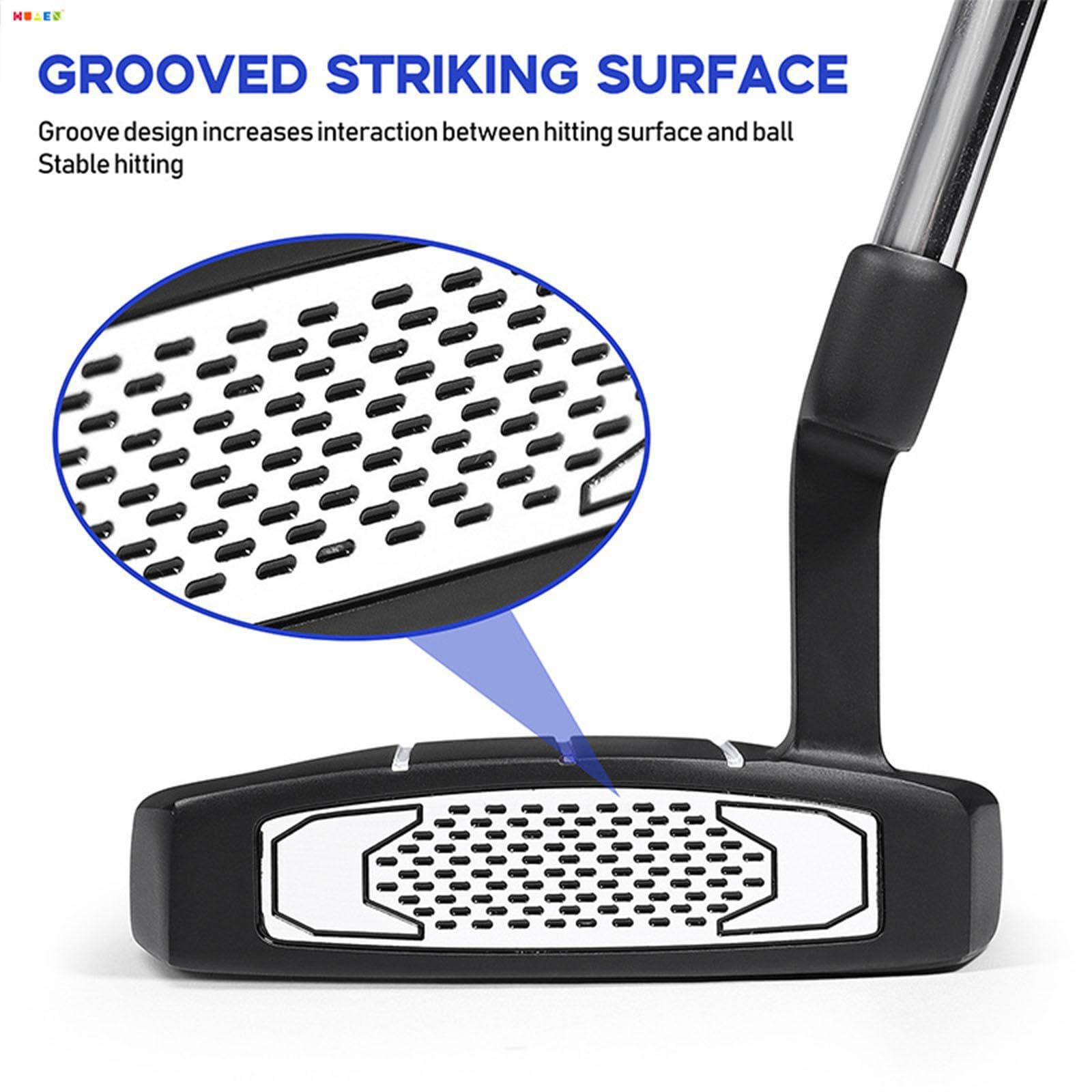 Putter de Golf para Hombres y Mujeres: Materiales confiables para un Rendimiento óptimo en Interiores y Exteriores. Accesorios para Practicar Putt.