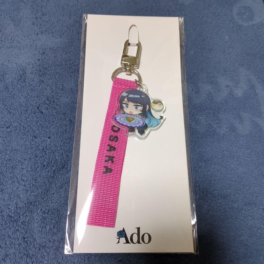 Ado 大阪 ご当地ストラップ モナリザの横顔 UNFFGKJF Ado JAPAN