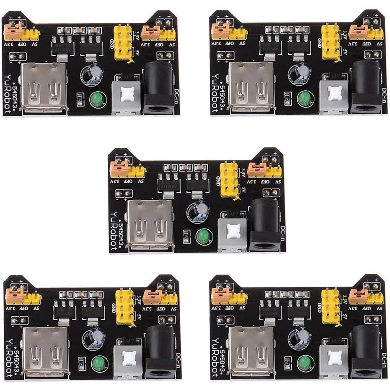 DUTTY TP4056 Type-C Lader 5V 1A Voor 18650 Lithium Batterijen – 3 Stuks, Met Dubbele Bescherming