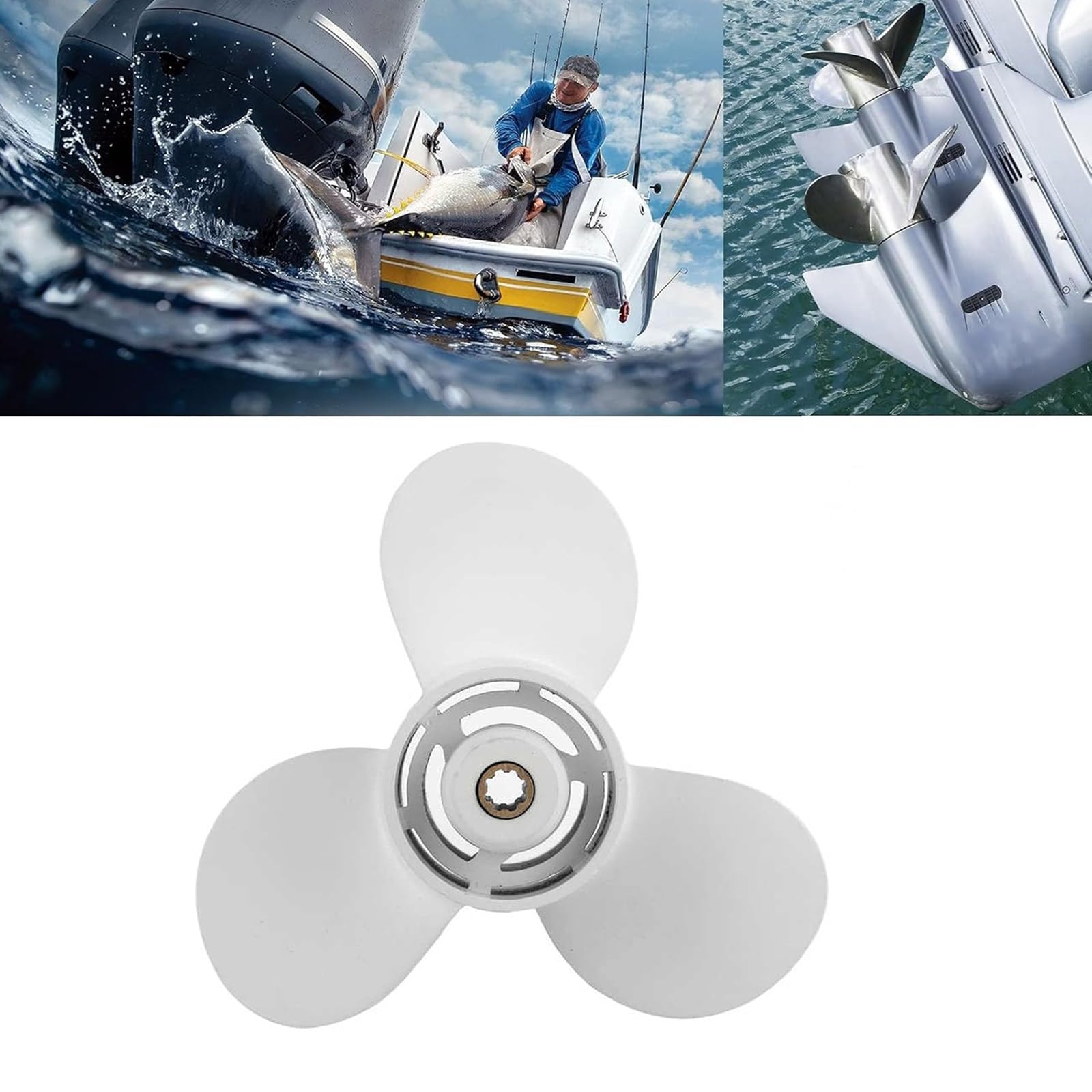 Precisioni Elaborate in Alluminio da 3 per Piccole Barche A Motore 9 9 CV 15 20 683-W4592-02EL Motori ESILLA INSTALLI