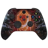Vista 15 de eXtremeRate Carcasa personalizada para controlador Xbox Series X y S – Revitaliza tu controlador – Accesorios de repuesto de cubierta Dark Carnival