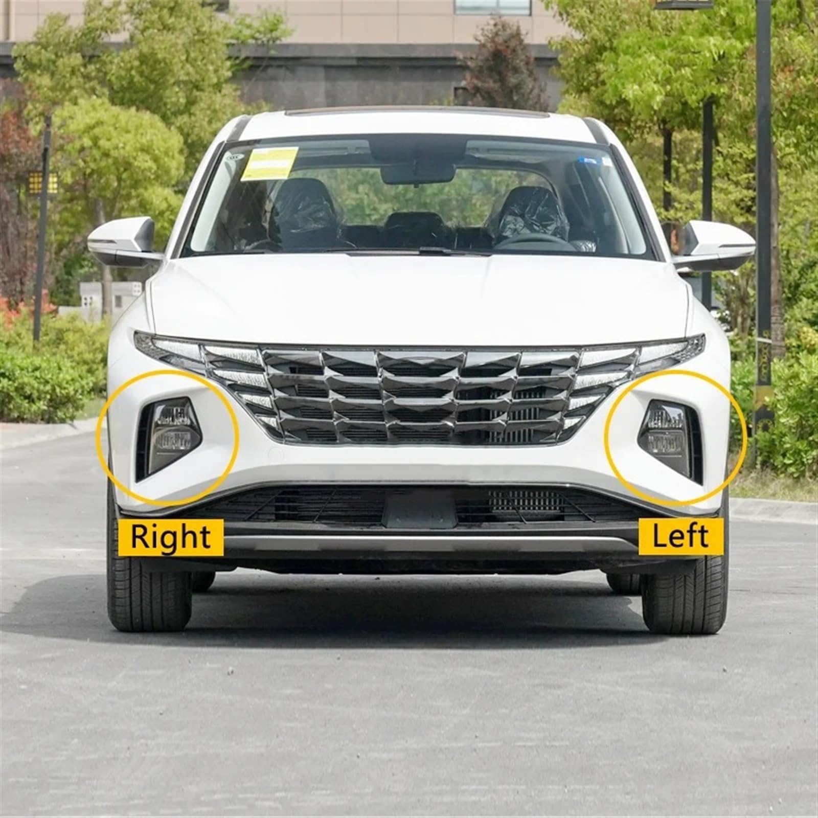 Headlight Cover For Hyundai Tucson 2021-2023 - Front Headlamp Lens Replacement, Right Side