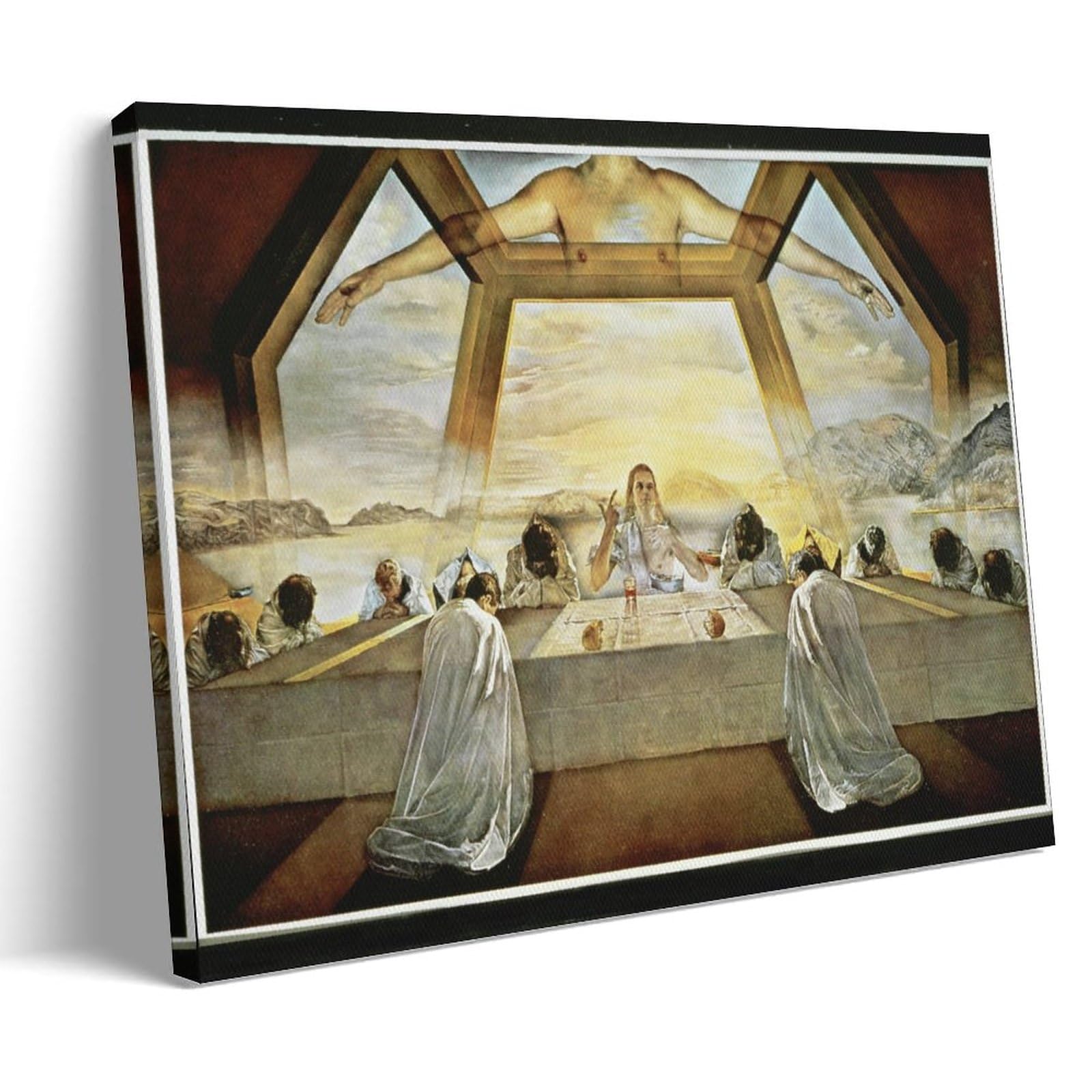 The Sacrament of The Last Supper (1955) By Salvador Dalí Painter Artwork Poster Artworks Picture Print Wall Art Painting Canvas Gift Decor Homes Decorative 08x12inch(20x30cm)