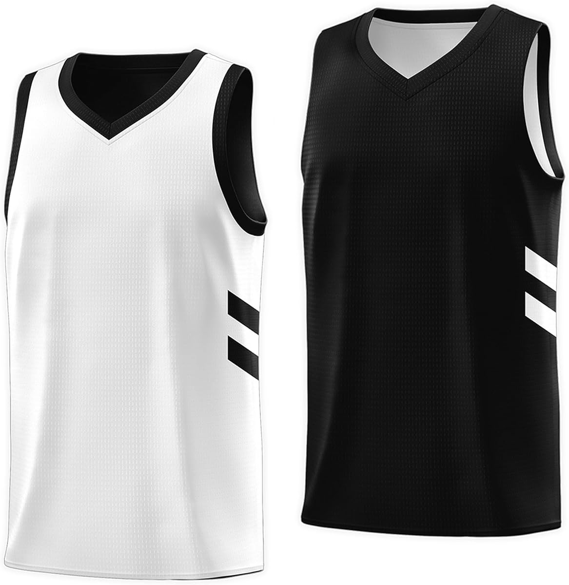 Men's Reversible Basketball Jersey Sleeveless Tank Top Team Uniform