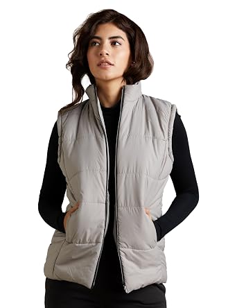 Amazon Brand - Symbol Women Regular Quilted Jacket (Available in Plus Sizes)