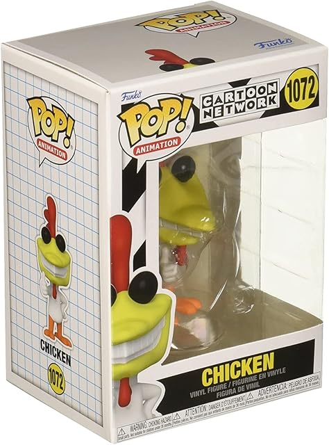 Funko 57790 POP Animation: Cow & Chicken- Chicken, Multicolor