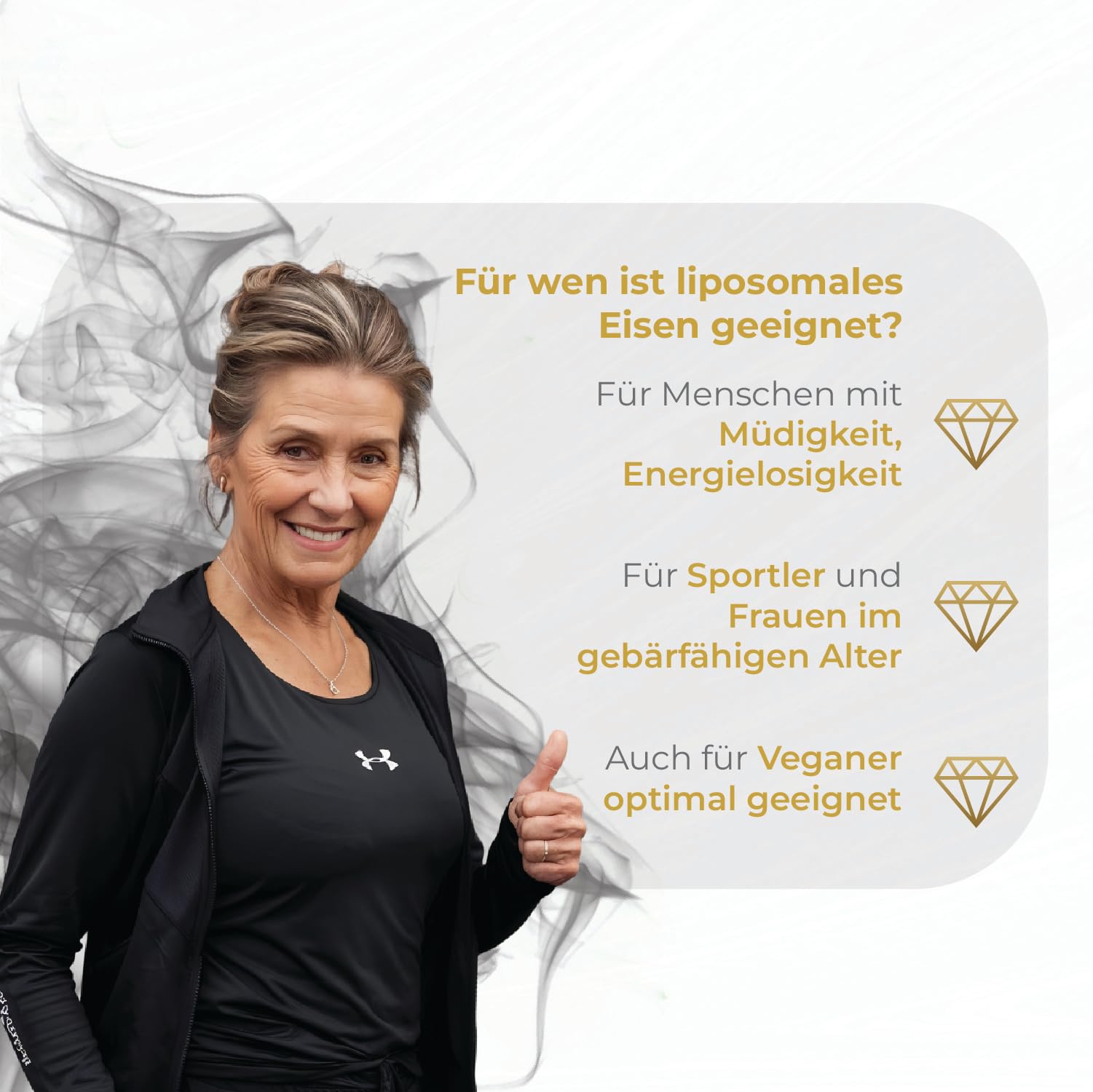 Eisen mit Vitamin B12 - Vegane Eisen - Mit liposomaler Technologie für optimale Vitaminaufnahme - 90 Kapseln 3er Pack - Lotos Premium-Linie, hergestellt nach GMP-Qualitätsstandards