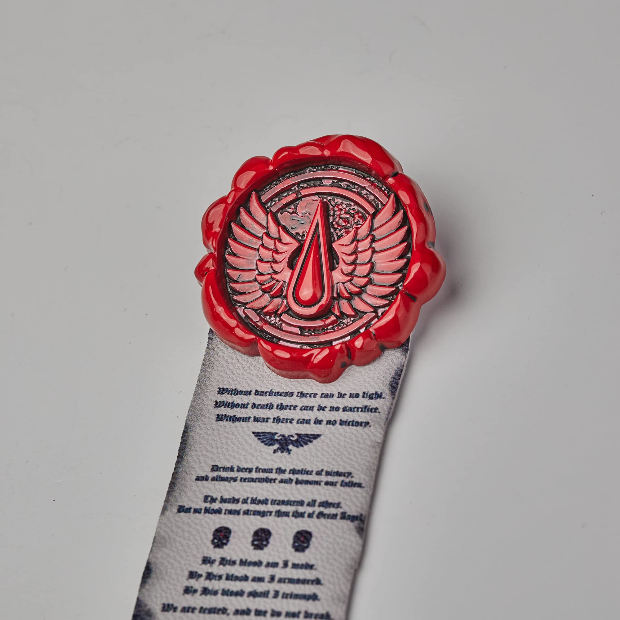 Starforged Warhammer License Merch Purity Stamp 40k Blood Angel Pin Badge/Sticker 1, Cynk