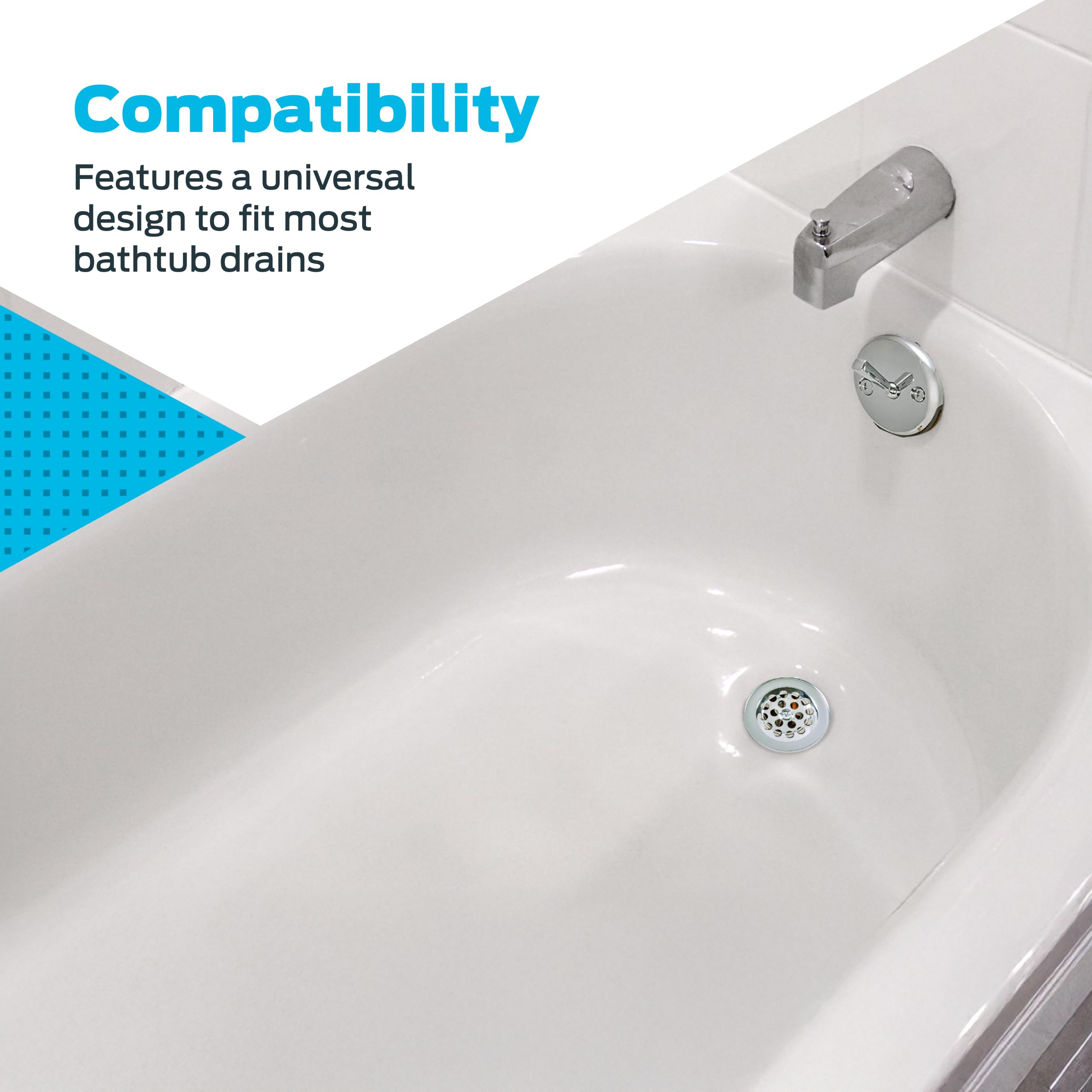 EZ-FLO Universal Bathtub Linkage Assembly, Brass, 35225 - Bathroom