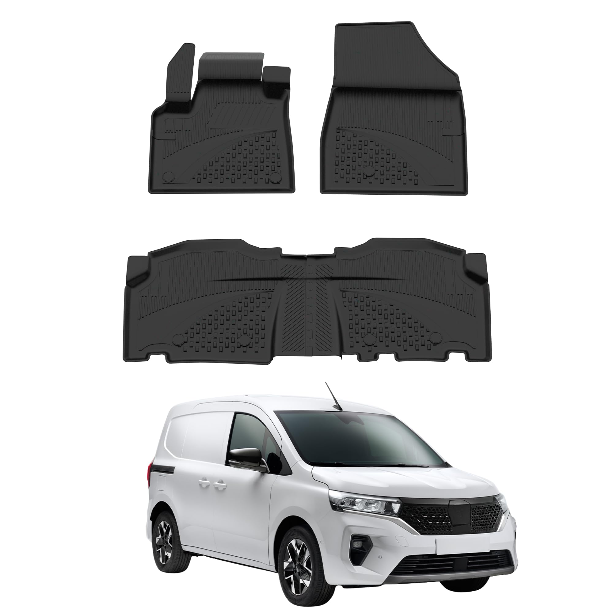 Nissan Townstar 2021 ve Sonrası Uyumlu SAHLER 4.5D Premium Havuzlu Oto Paspas - Townstar