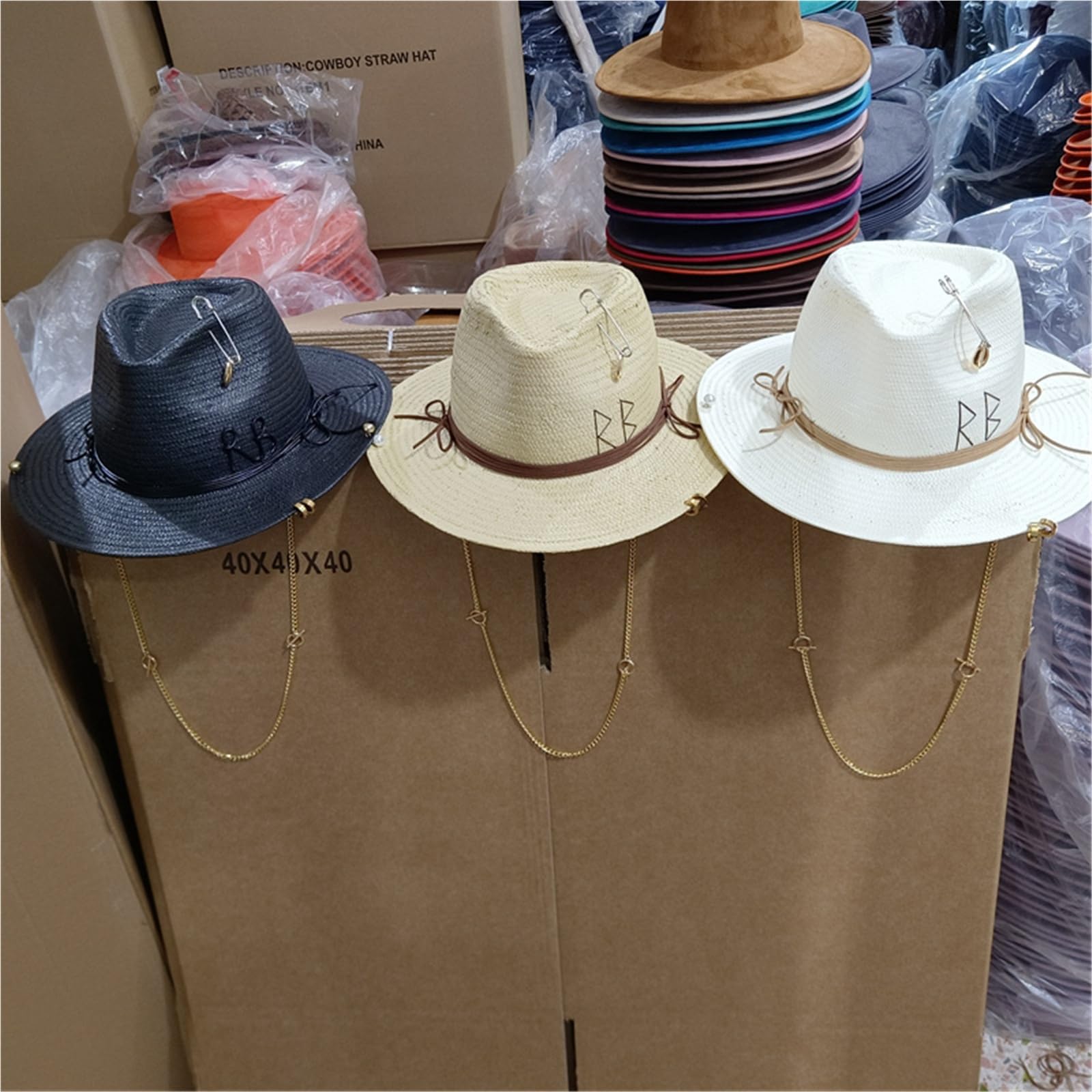 Damska czapka plażowa czarna litera wstążka dekoracja elegancka sukienka na imprezę kapelusz podróż słońce fedora regulowana 56-58 cm