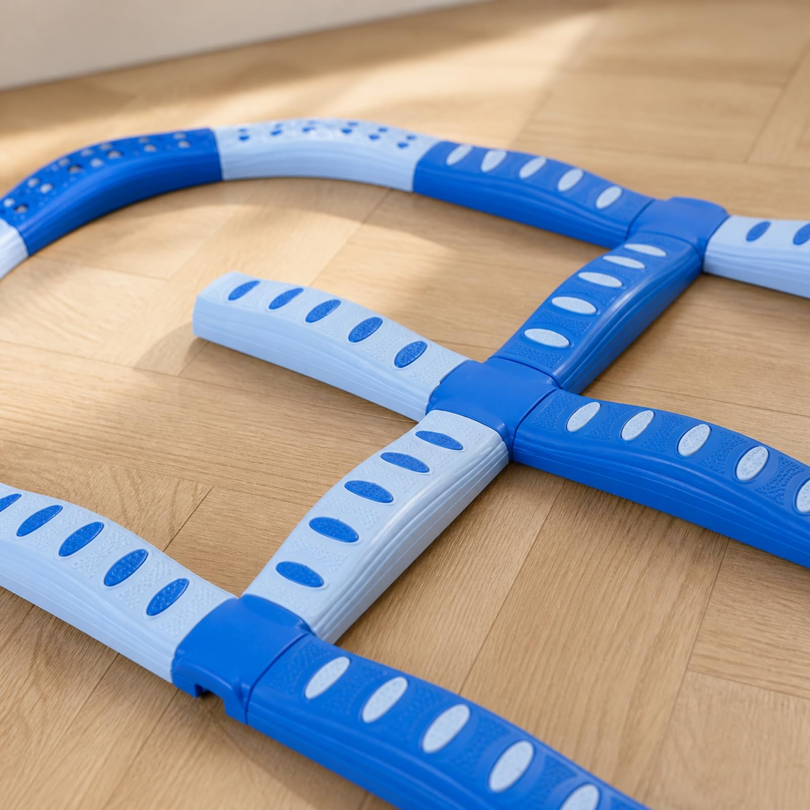 20 Pezzi Percorso di Equilibrio con Blocchi di Supporto Antiscivolo Balance Board Portatile Blocchi Impilabili per attività Sensoriali, Casa, Stile B