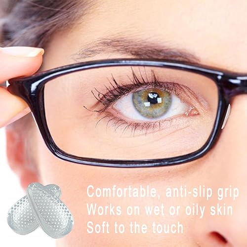 Miniatura 4 de Almohadillas de nariz para gafas, almohadillas de nariz de silicona antideslizantes para gafas, almohadillas antideslizantes para puente de nariz