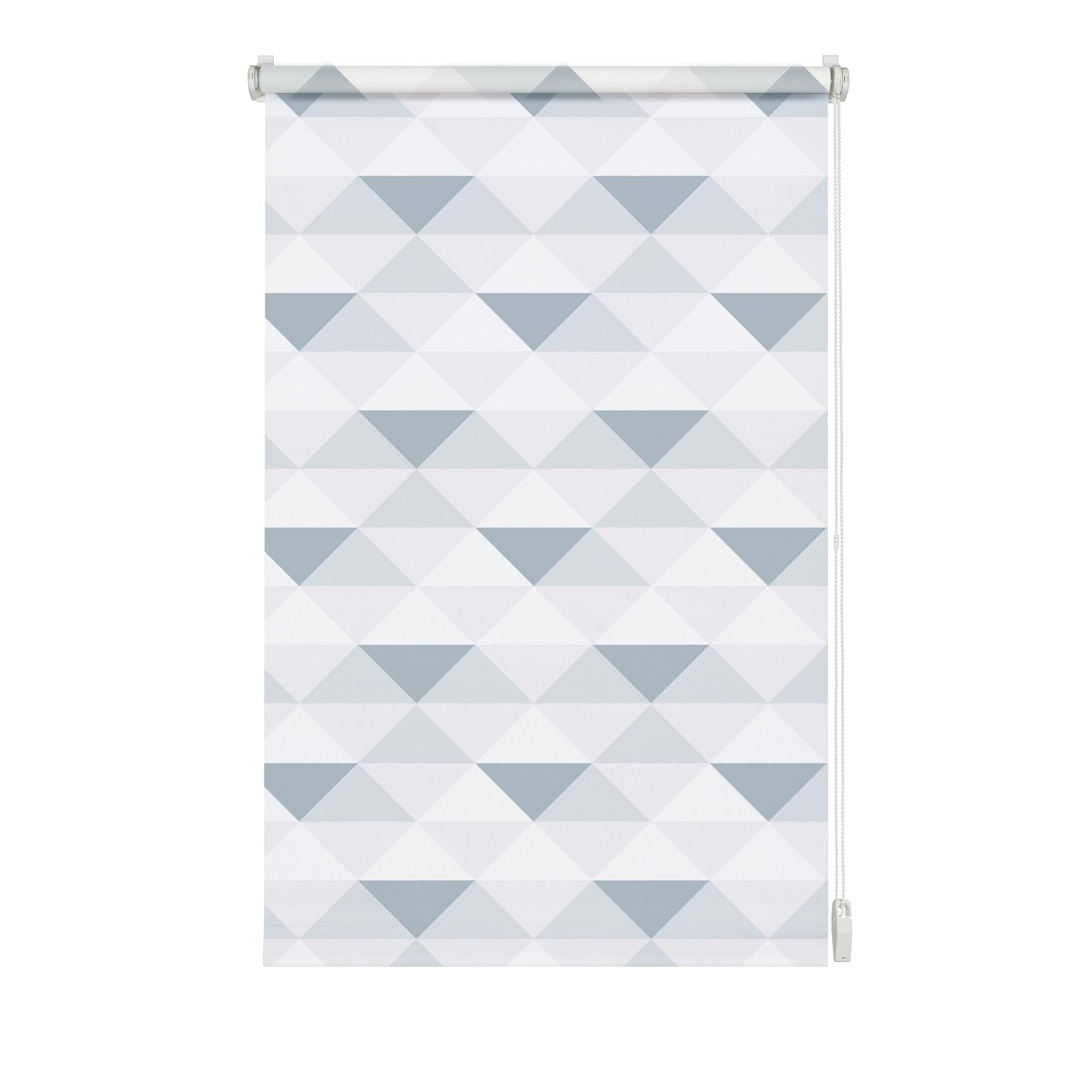 Gardinia EASYFIX Roller Blind, Triangle Decor, 75 x 150 cm, Polyester