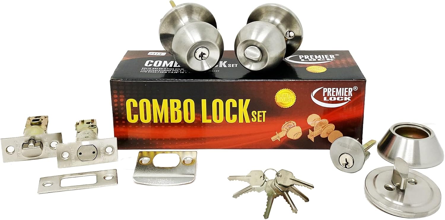 Uр Tо 40% оƒƒ Grip Tight Tools ED03-12 Combo Entry Lock Set Door Knob and Single Cylinder Deadbolt Alike: KW1 Keyway with 72 Keys Included, Set of 12, Satin Stainless Steel Prоduсt Dеаl Grip Tight Tools ED03-12 Combo Entry Lock Set Door Knob and Single Cylinder Deadbolt Alike: KW1 Keyway with 72 Keys Included, Set of 12, Satin Stainless Steel