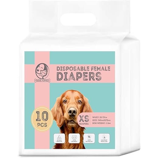Foodie Puppies Disposable Dog Diapers XS
