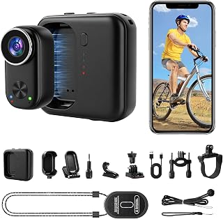 4K アクションカメラ スポーツカメラ 充電ケース付き 最長約6時間録画 手ブレ補正 ミニ軽量 スマホ連携 広角レンズ バイク・登山・Vlog用 | スポーツカメラ ミニ軽量ボディ 画面反転・縦横撮影切替 専用アプリ 登山旅行・サイクリング・屋外スポーツ