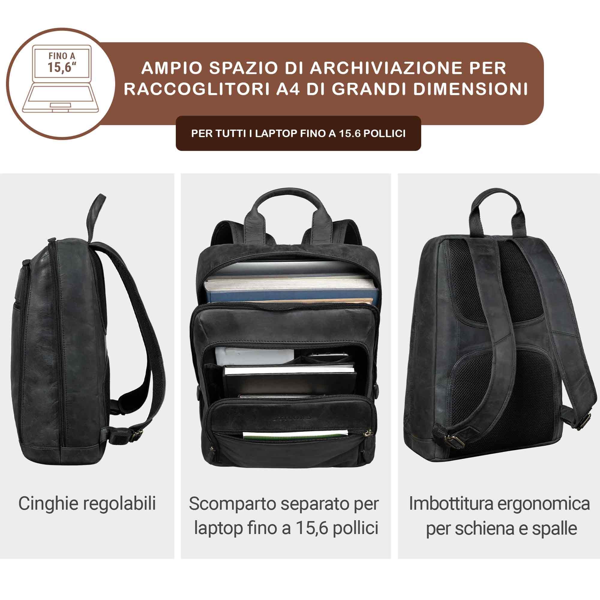 Stilord Watson Laptop Backpack - Dettaglio