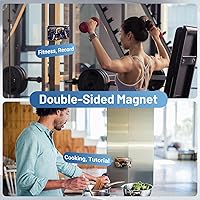 Vista 3 de Soporte para anillo de teléfono, imán magnético de doble cara para teléfono celular, soporte para dedo para teléfono celular extraíble con mango