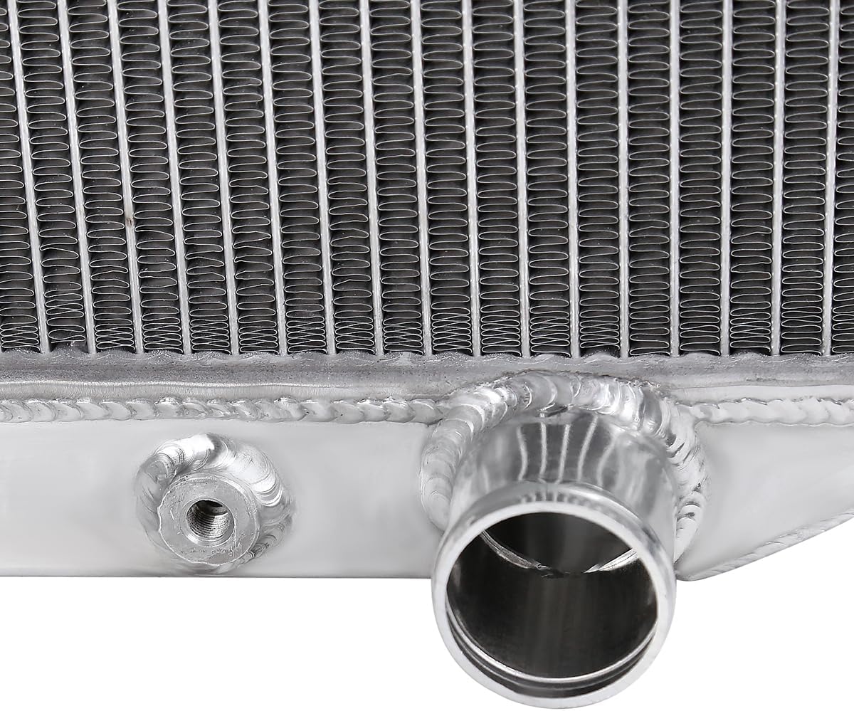 Spec-D Tuning 3 Core Aluminum Cooling Radiator Compatible with 1964-1966 Ford Mustang V8