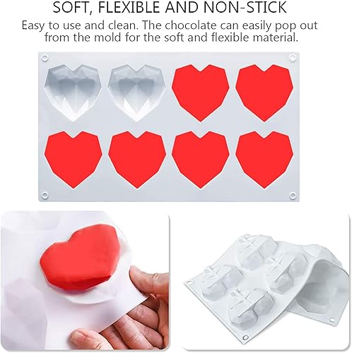 Vista 113 de Moldes de silicona para patas y huesos de cachorro, moldes para hornear, moldes de chocolate, molde de silicona para golosinas para perros, paquete