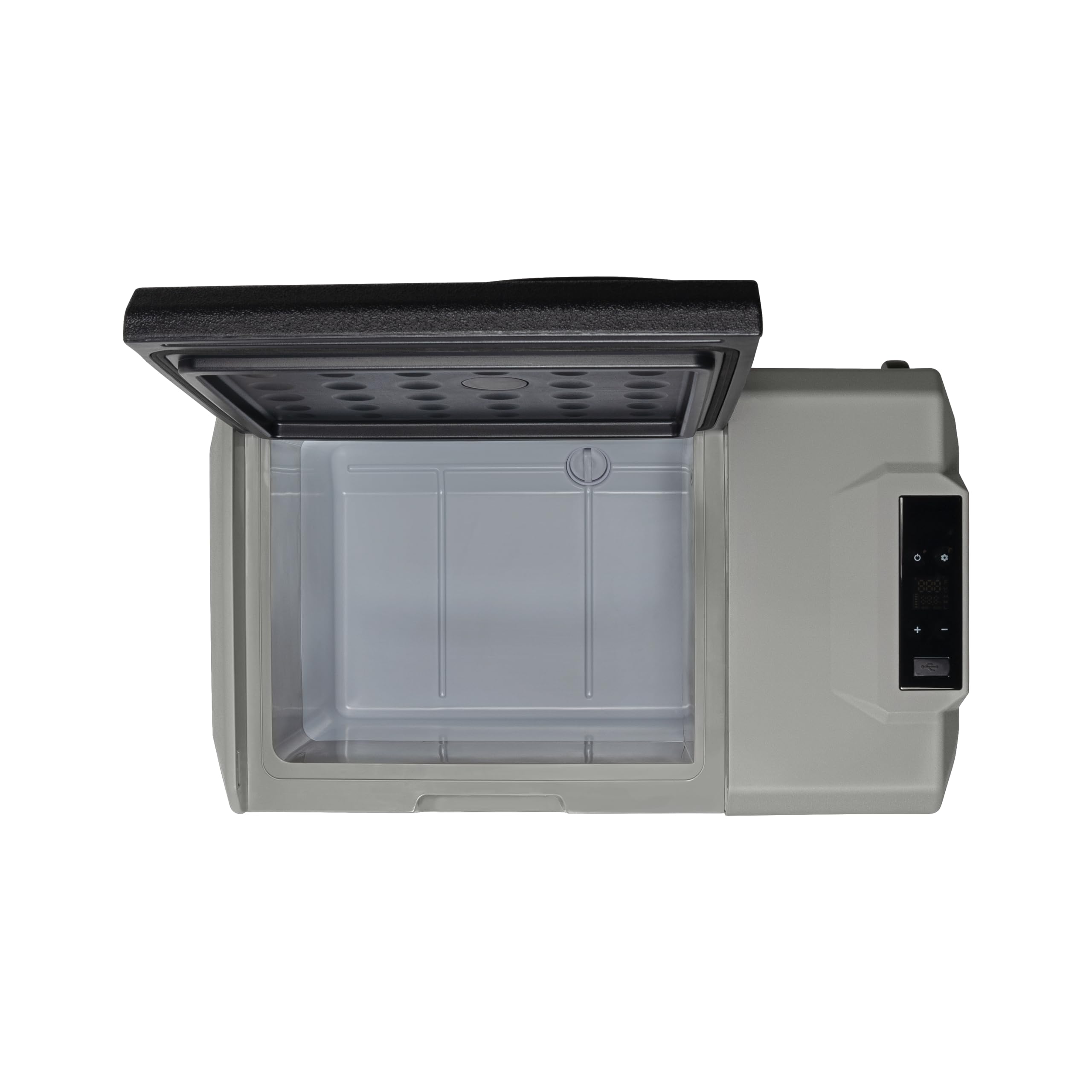 Steamy-E Single Zone 30 Roller, Frigorifero Elettrico a Compressore con Ruote, 12/24V DC e 100-240V AC, per Congelare e Raffreddare da -20℃ a +20℃, Ideale per il Campeggio, 28 Litri, Nero