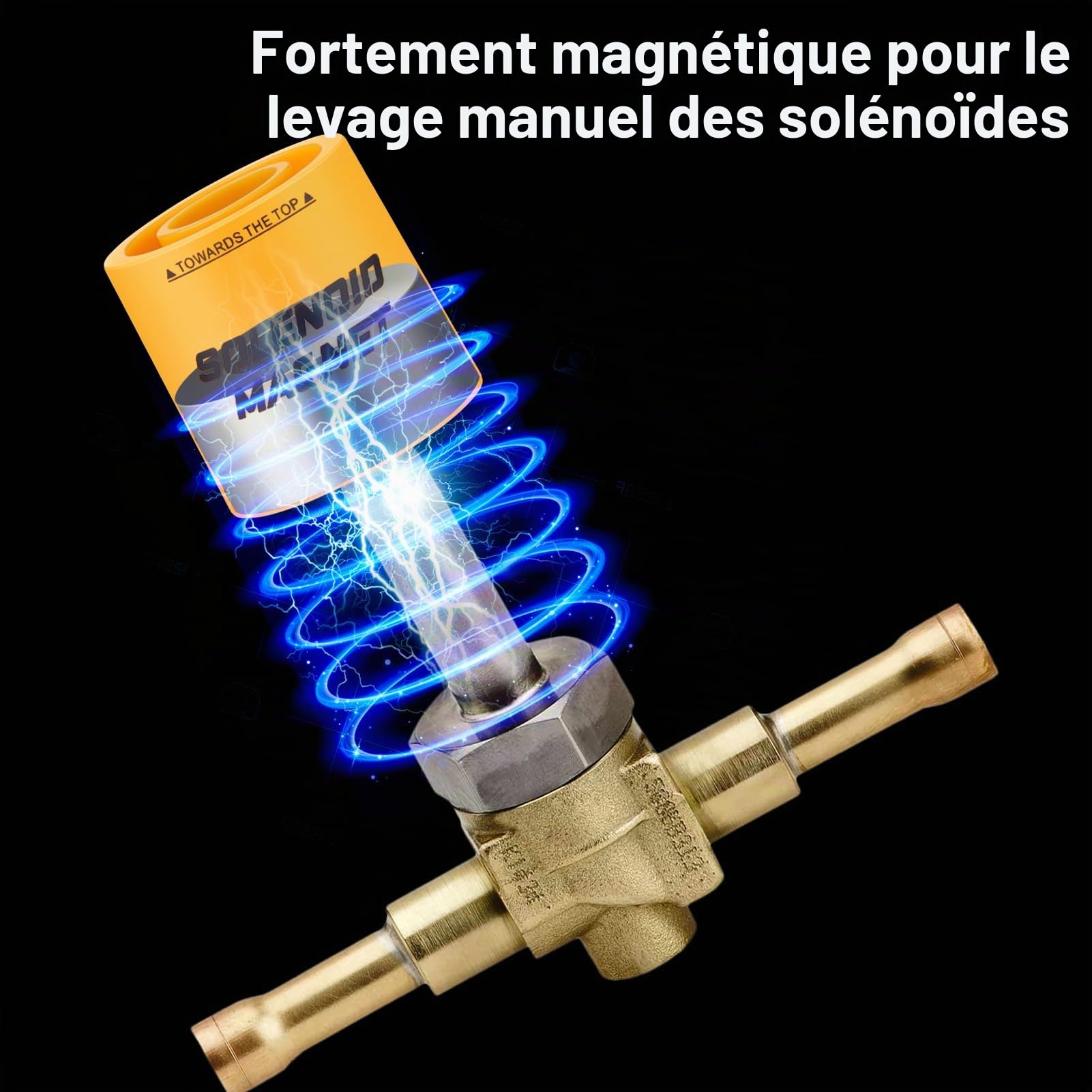 Aimant solénoïde pour électrovanne #TLMKC, outil de dépannage de vanne électromagnétique 18 mm, compatible avec la plupart des vannes industrielles, 1 pièce