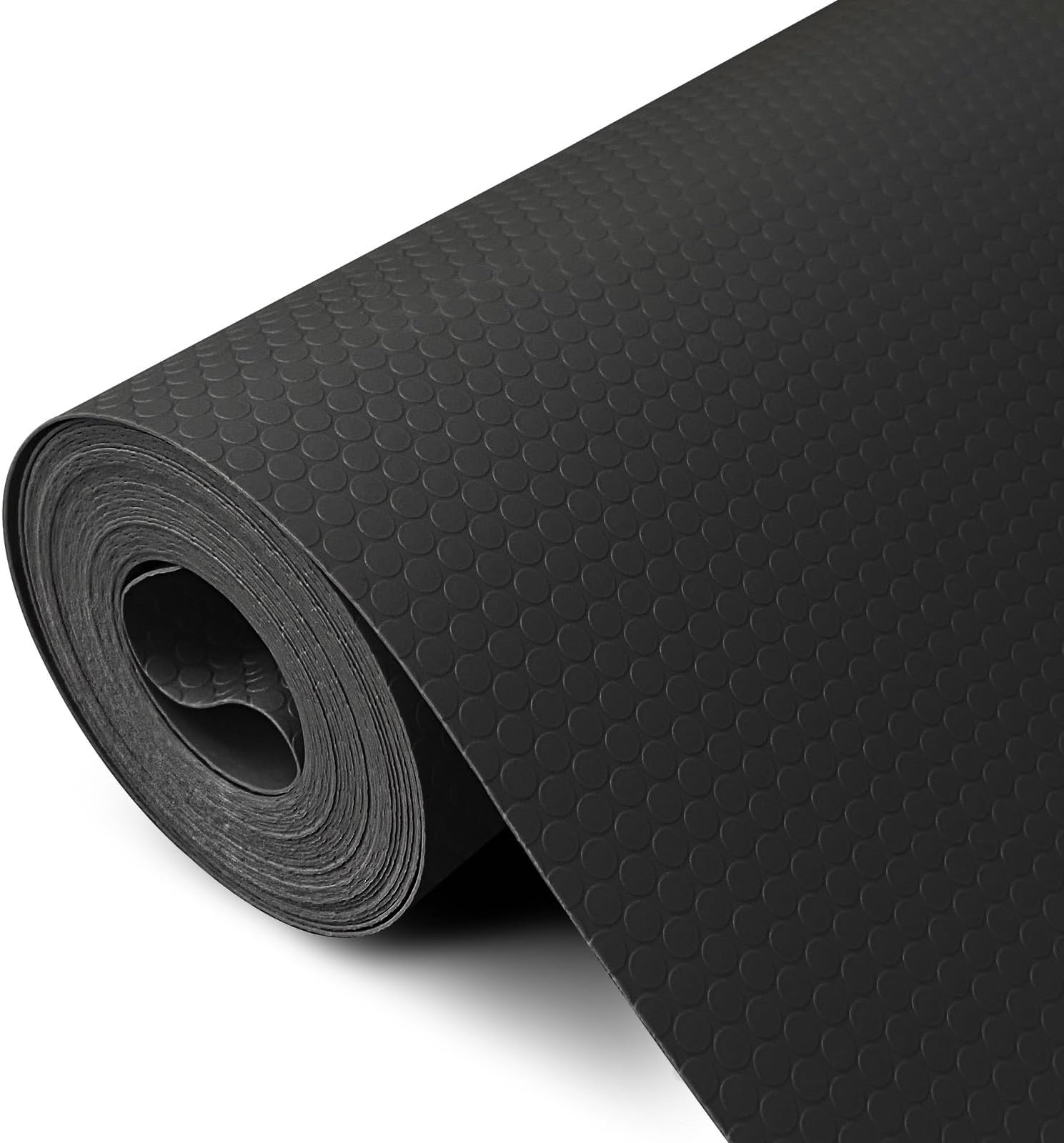 Shelf Liners 27 inch x 20 ft Shelf Liners for Kitchen cabinets nonstick Shelf Lining Drawer Mats EVA Protector for Cupboard (Black,27 inch x 20 ft)