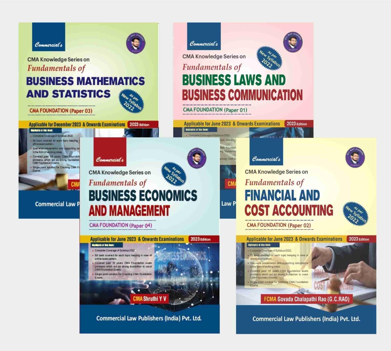 CMA Foundation Combo Pack by G C Rao
