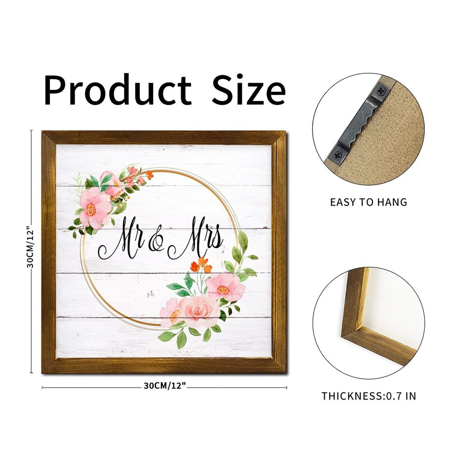 NBEADS Decorazione da Parete in Metallo Fiore, Decorazione Da Parete Nera Silhouette Wall Art per La Casa, Camera Da Letto, Bagno, Cucina, Ufficio, Giardino, Hotel, 30x30cm