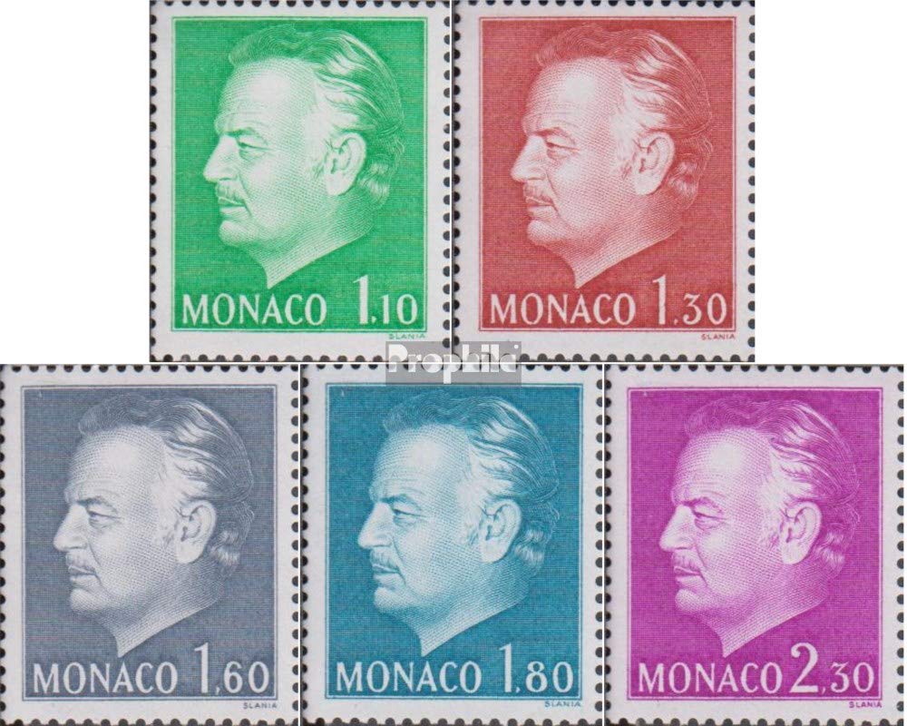 Briefmarken-Set Monaco 1980 Rainier – Postfrisch, Komplett, Sammlerqualität