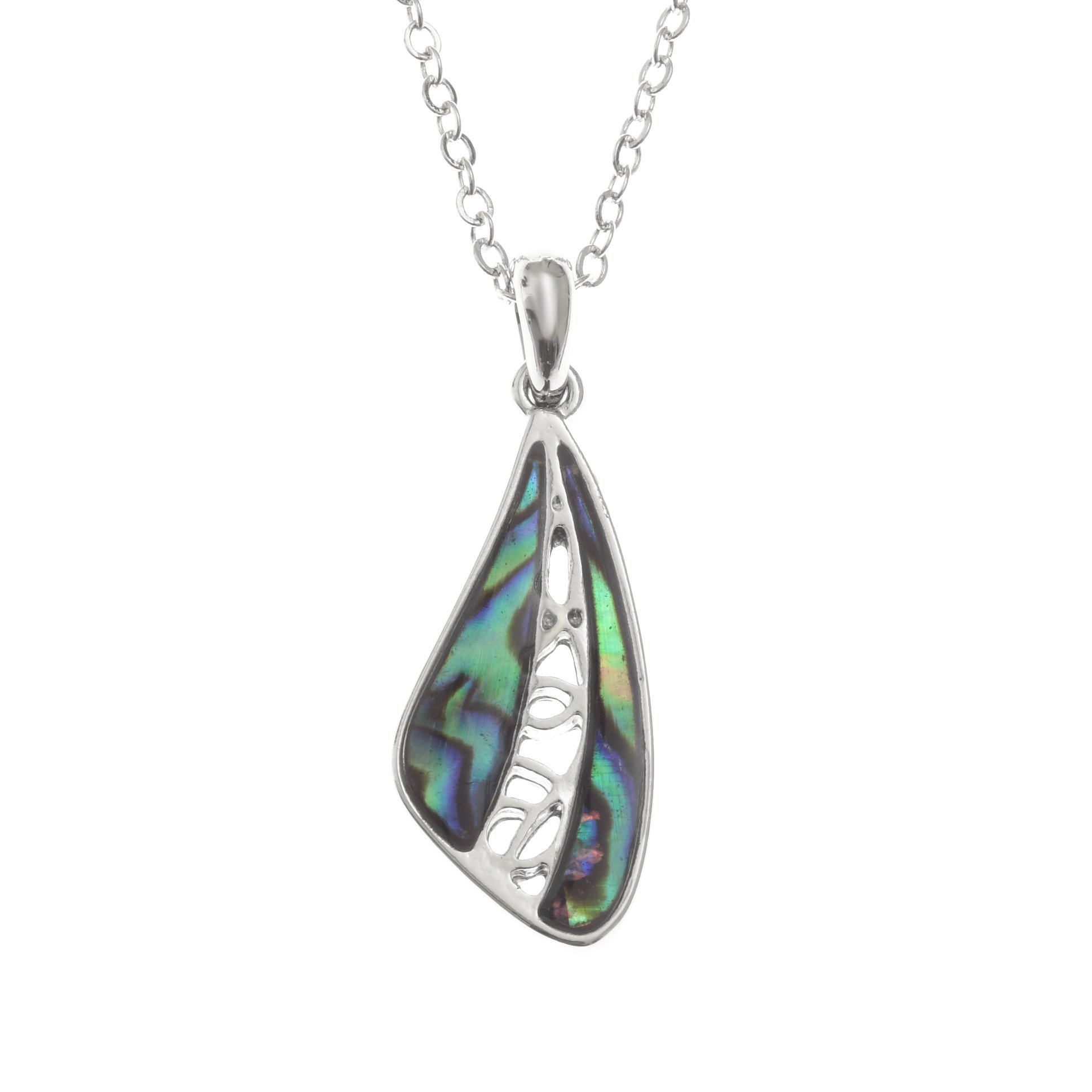 ATS-AYU333 / Collana con ciondolo in conchiglia di abalone