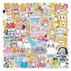 Danboard Stickers for Laptop Cars Phone Water Bottle Skateboard Suitcase Guitar Pad Cute Anime Vinyl Stickers Waterproof Scrapbook