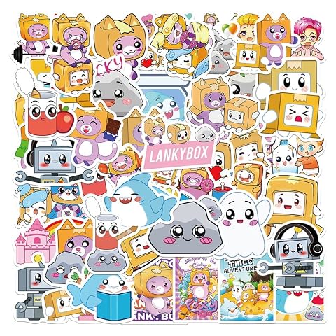 Danboard Stickers for Laptop Cars Phone Water Bottle Skateboard Suitcase Guitar Pad Cute Anime Vinyl Stickers Waterproof Scrapbook