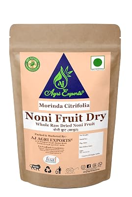 AJ AGRI EXPORTS Noni Fruit Dry - Dry noni Fruit - Whole Noni Fruit Dry - Dried Noni Fruit - Indian Mulberry Dried - Grea