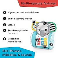 Vista 7 de Juguete de bebé para gatear Earl de Baby Einstein Chase & Tap, con espejo y música, para bebés de 6 meses en adelante