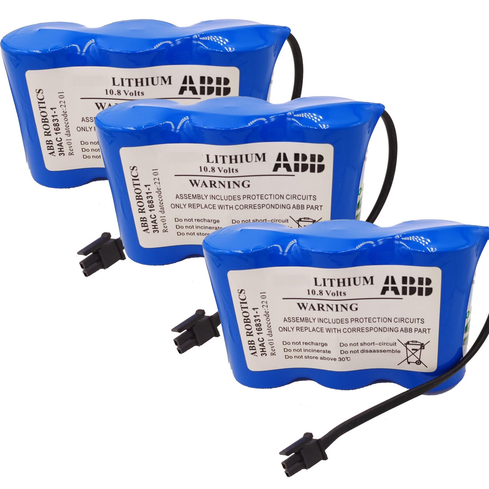 Batteria ABB Robotics 3HAC-16831-1REV00 Al Litio 10.8V Nuova Senza Scatola - Foto 4