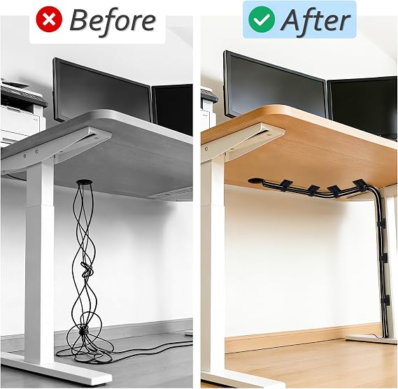 12 Pack Cable Clips 20 Pack Cable Management Under Desk