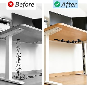 12 Pack Cable Clips 20 Pack Cable Management Under Desk