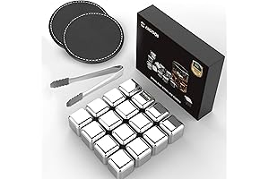 16 Pack Reusable Stainless Steel Ice Cubes for Drinks