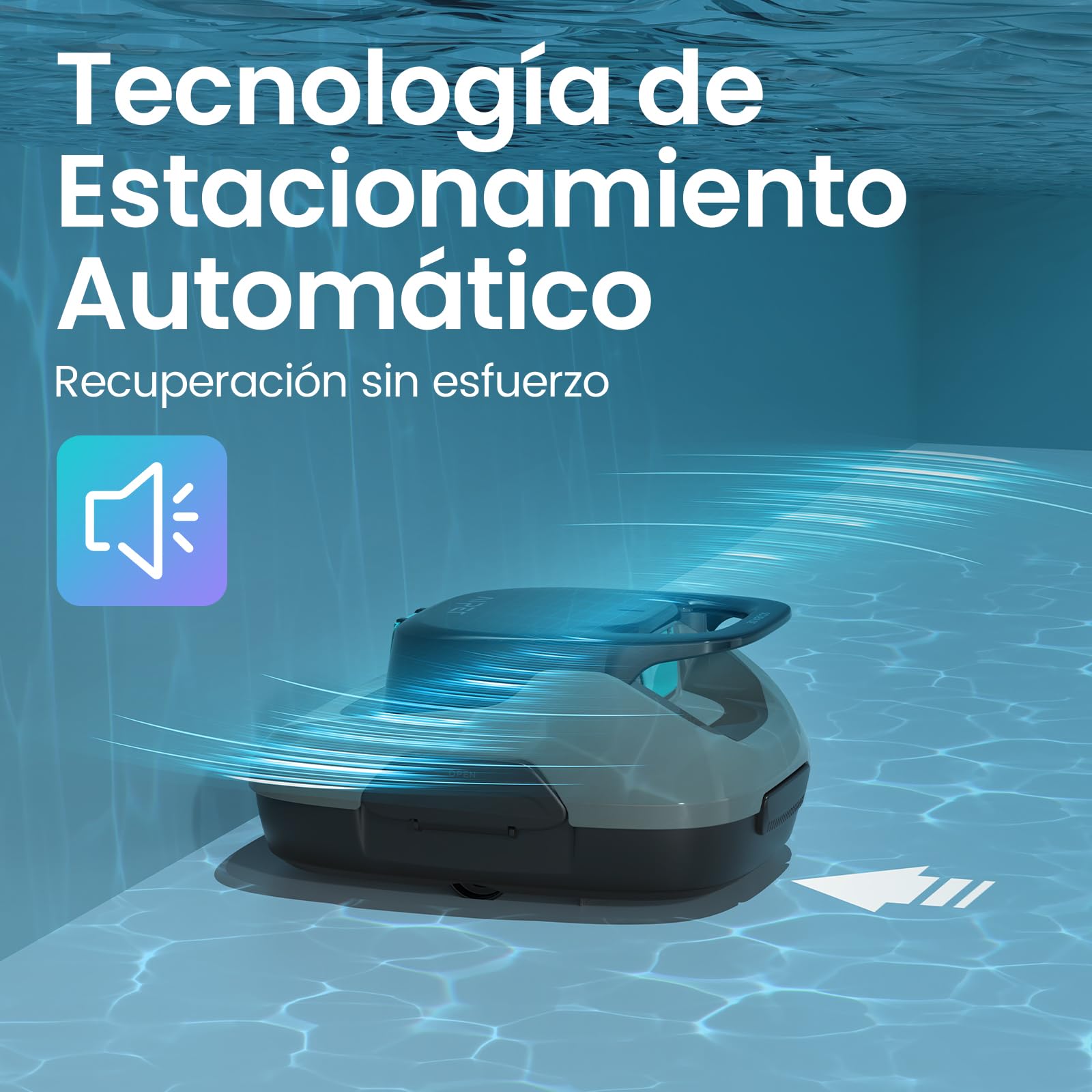 AIPER Scuba SE Limpiafondos Piscina, Robot de Piscina Sin Cable, 90 Minutos de Limpieza, Potente Aspiración, Autoaparcable, para Piscinas Elevadas de hasta 80㎡