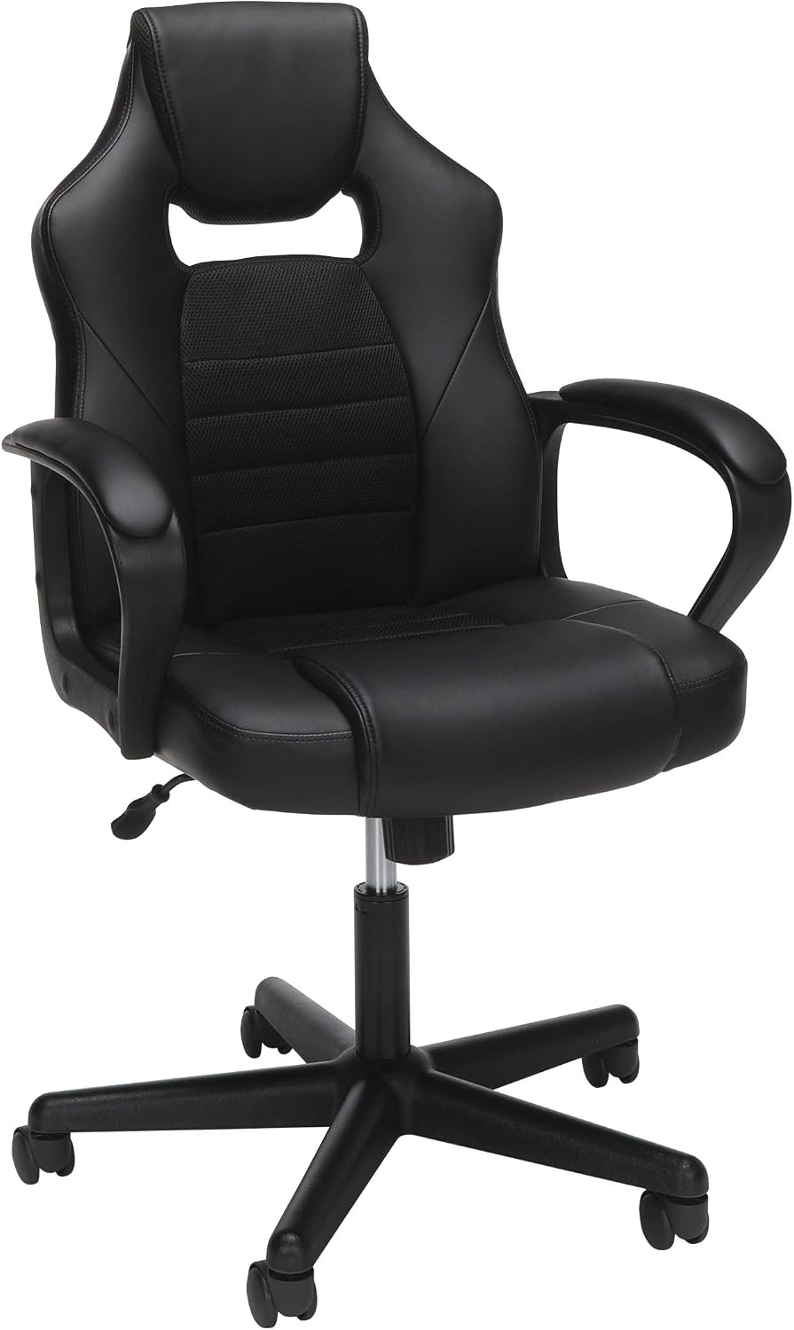 OFM Essentials Collection Racing Style Gaming Chair, in Black