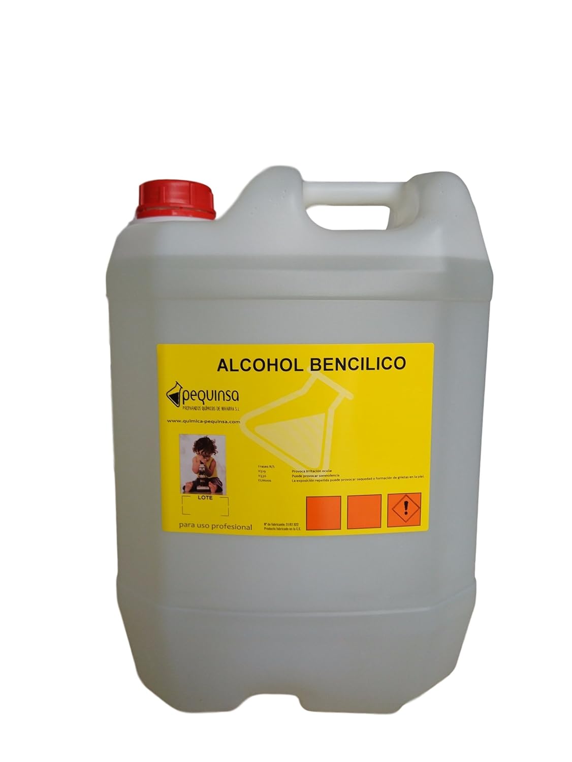 Alcohol bencilico. Envase 25 Litros. Amazon.es Industria, empresas y ciencia Alcohol bencilico. Envase 25 Litros. Amazon.es Industria, empresas y ciencia