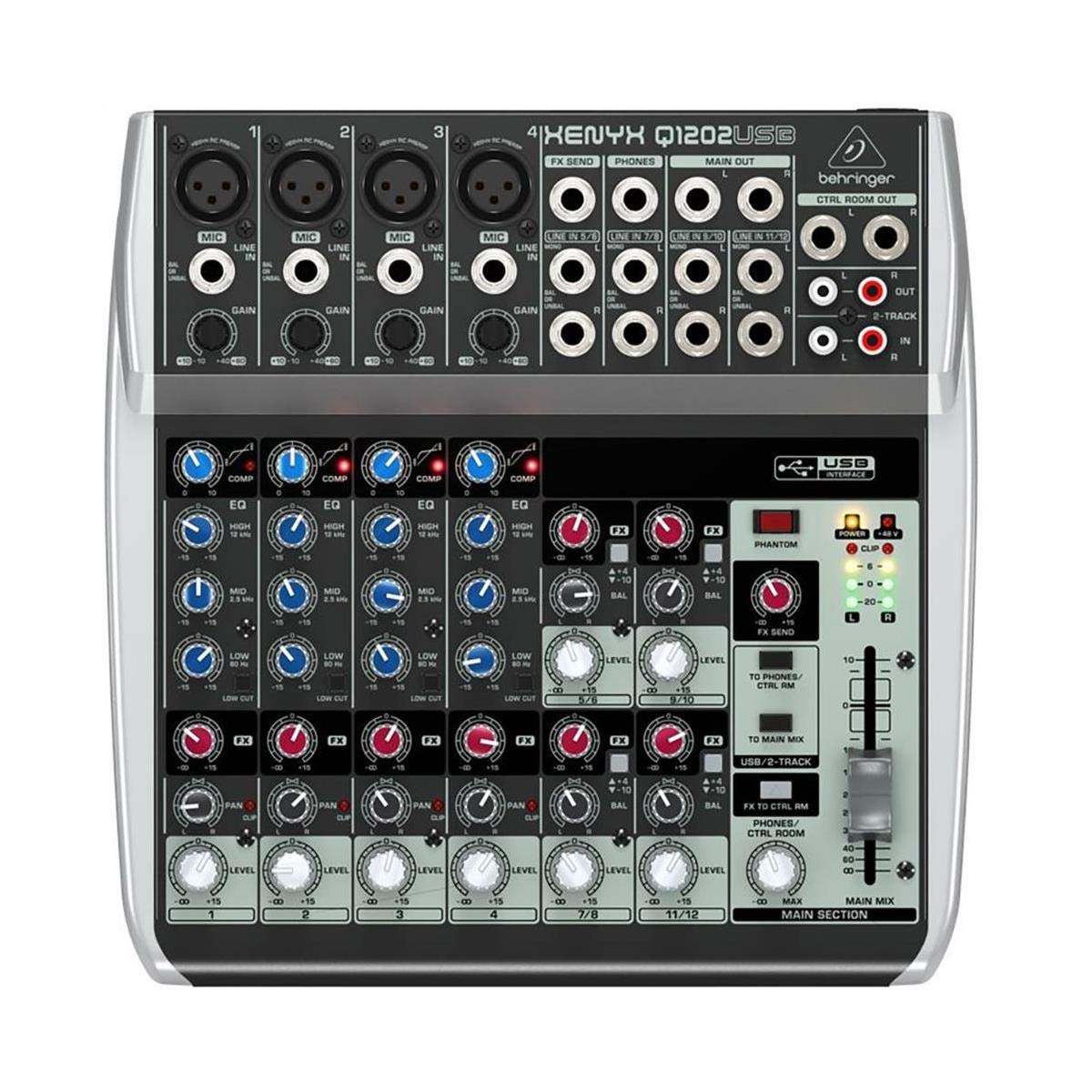 Amazon | Behringer q1202usbミキサー12-channel | ミキサー | 楽器