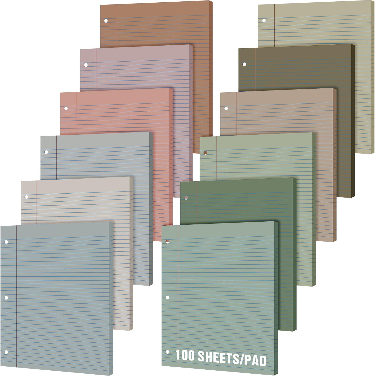 Koogel Loose Leaf Paper, 500 Sheets College Ruled Lined