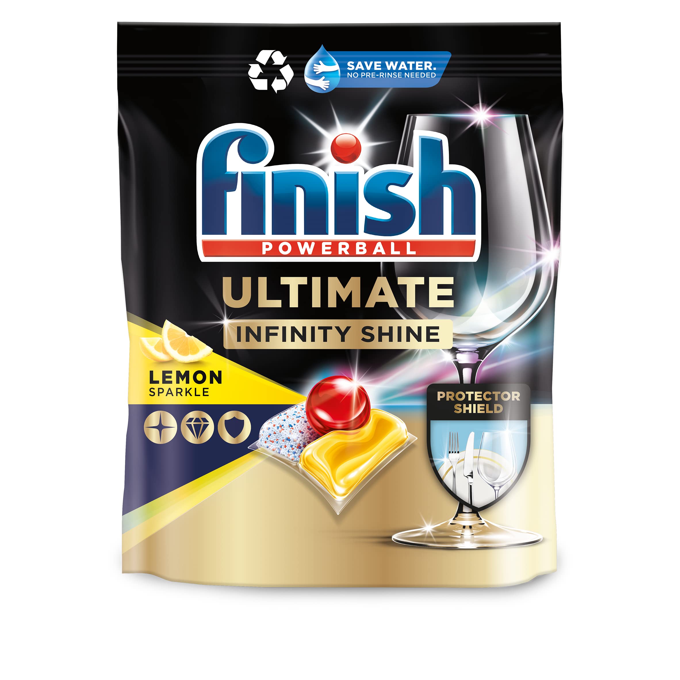 Finish Ultimate All in 1 Infinity Shine Citroen Vaatwastabletten - 80 Stuks