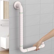 OTOmitra Maniglie per anziani, in acciaio inox, 45 x 30 cm, antiscivolo, per vasca da bagno, montaggio a parete, per WC, scale, bagno e doccia