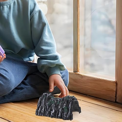 Miniatura 4 de 3 piezas de modelos de túnel de tren de plástico, mini accesorios de vías de ferrocarril para juego imaginativo y decoración, escalado para juegos